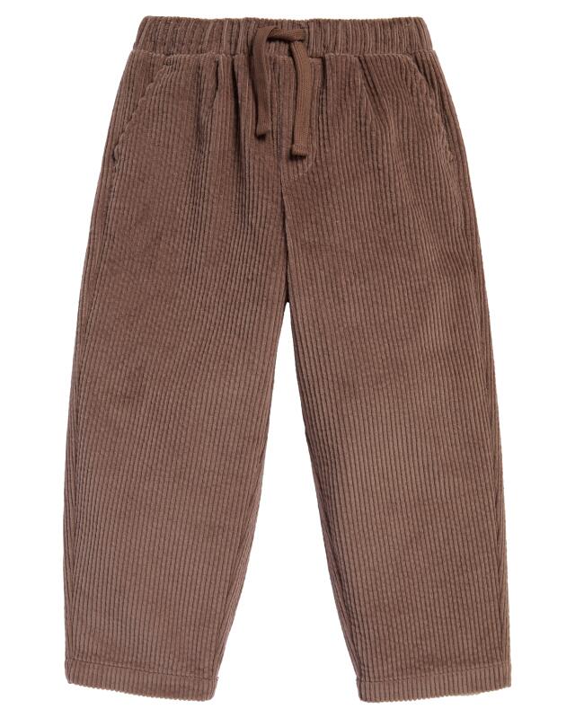 Pantalon en velours côtelé garçon, marron foncé (KiK Braune Cordhose (dunkelbraun)) — KiK, produit allemand authentique au Maroc