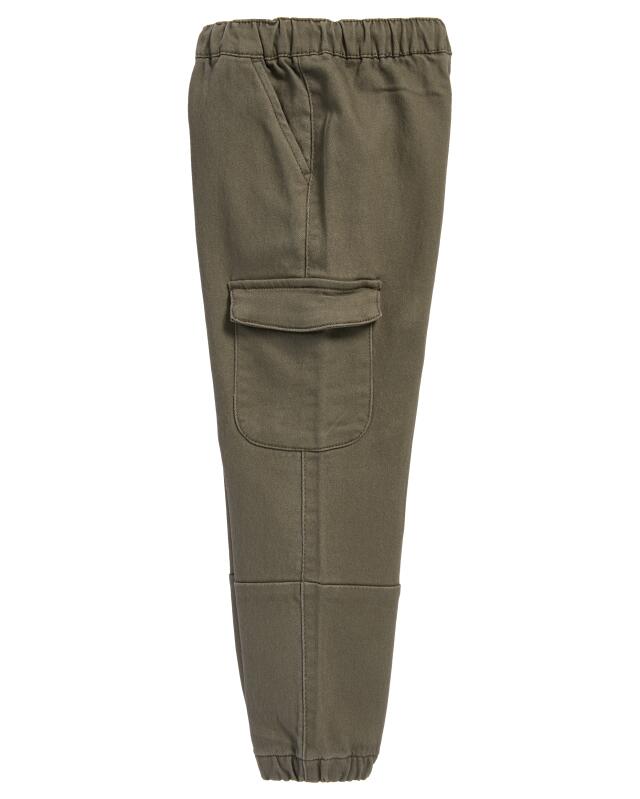 Pantalon cargo garçon, vert foncé (KiK Grüne Cargohose (dunkelgrün)) — KiK, produit allemand authentique au Maroc
