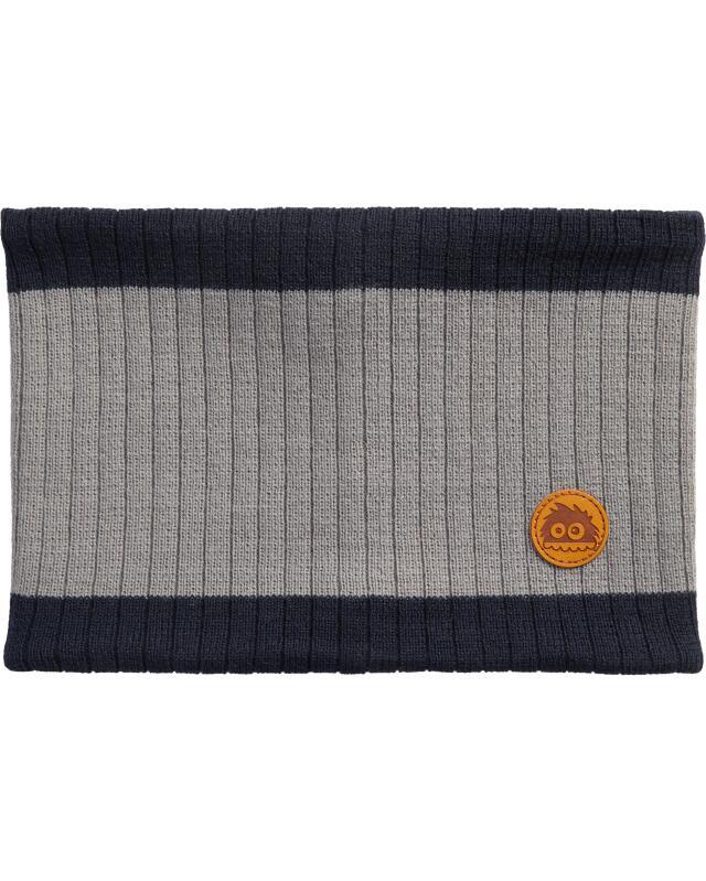Snood with contrast edges for boys, grey (KiK Loopschal mit Farbrand (grau)) — KiK, authentic German product in Morocco
