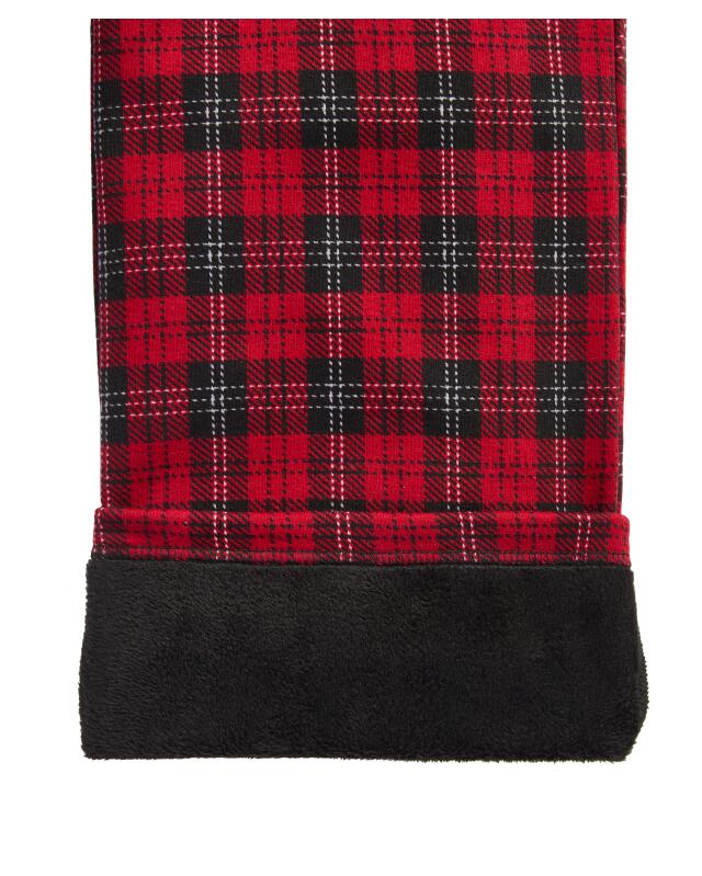 Pantalon thermique à carreaux fille, rouge à carreaux (KiK Karierte Thermohose (rot kariert)) — KiK, produit allemand authentique au Maroc