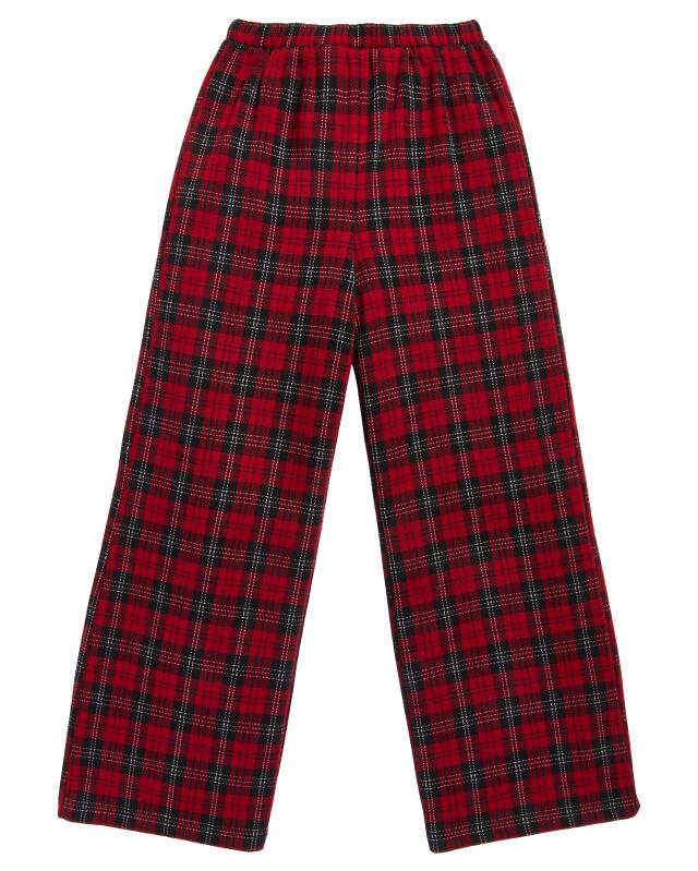Pantalon thermique à carreaux fille, rouge à carreaux (KiK Karierte Thermohose (rot kariert)) — KiK, produit allemand authentique au Maroc