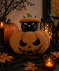 Poduszki w kształcie motywów halloweenowych brązowy