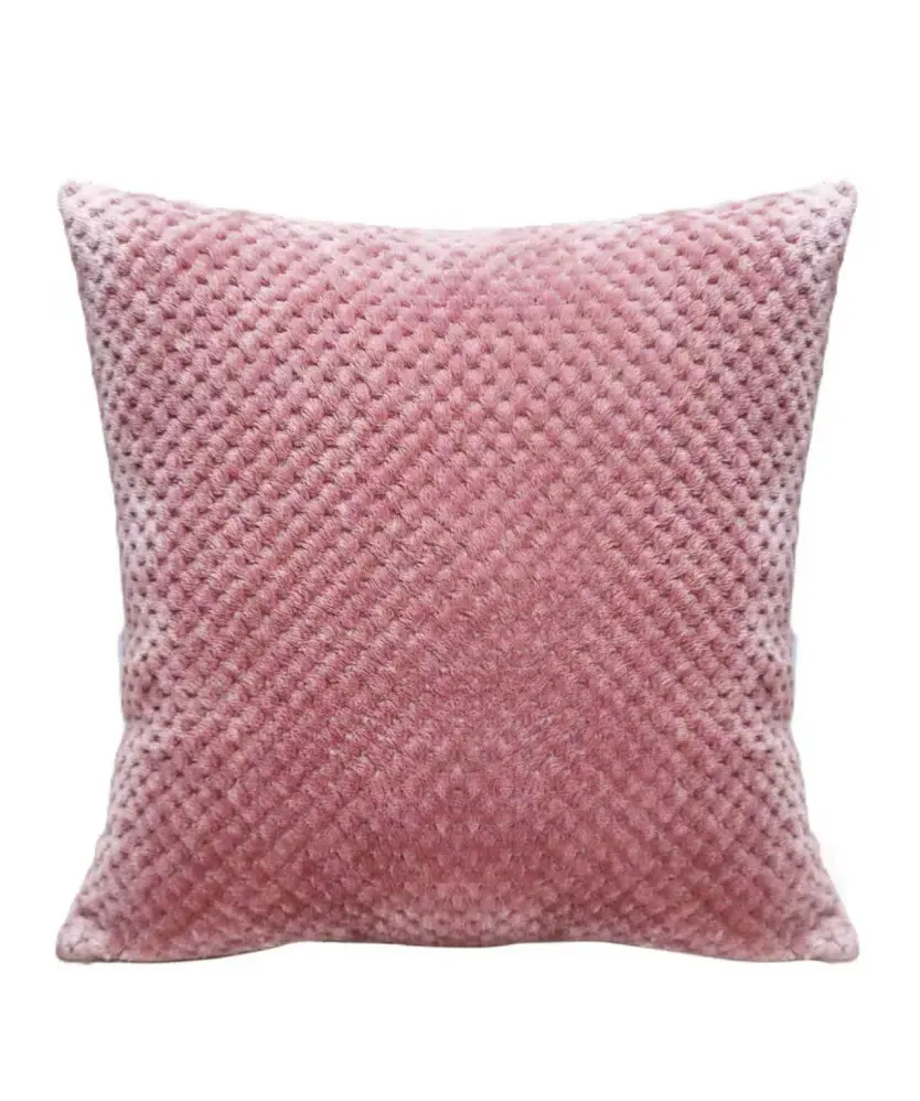 Kissen mit Popcornstruktur, rosa