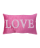 Kissen mit Schriftzug pink/rosa