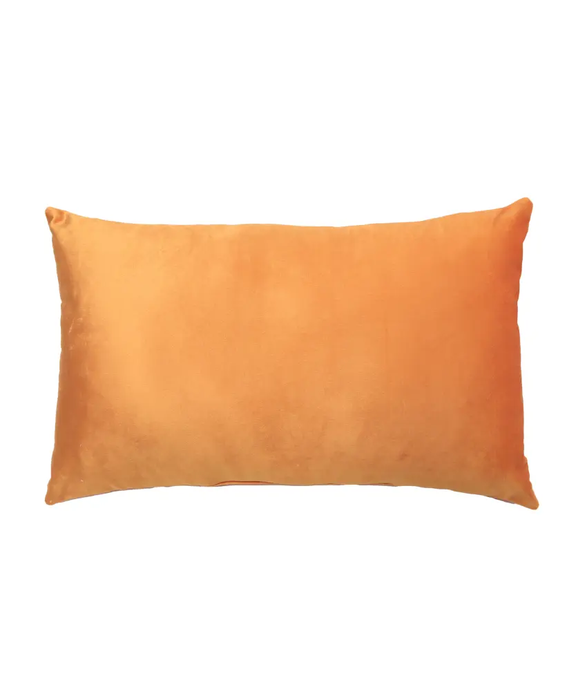 Kissen mit Schriftzug, orange