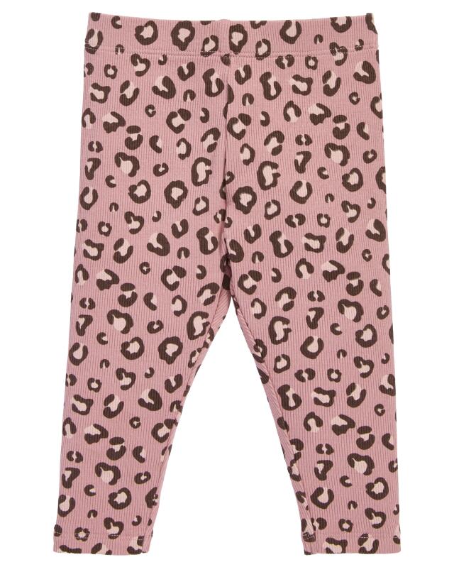سويت شيرت + ليجينغ بنقشة النمر للرضيعة، وردي فاتح (KiK Sweatshirt + Leggins Leo (hellrosa)) — KiK, منتج ألماني أصلي في المغرب