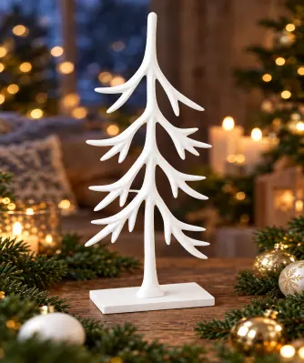 Deko-Papiertanne Weihnachten, dunkelrot