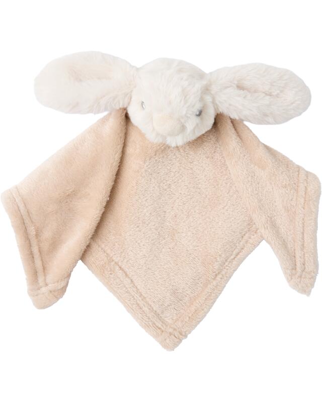 Doudou lapin bébé garçon, crème (KiK Schmusetuch Hase (creme)) — KiK, produit allemand authentique au Maroc