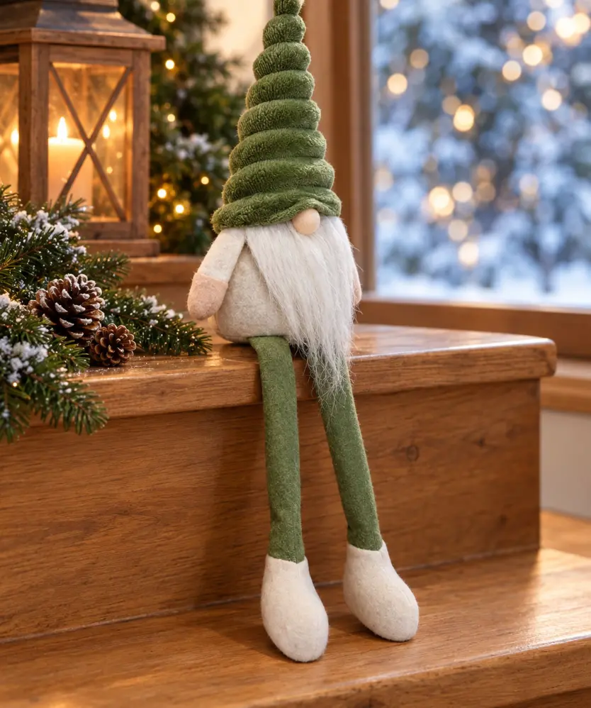 Deko-Wichtel Weihnachten, grün