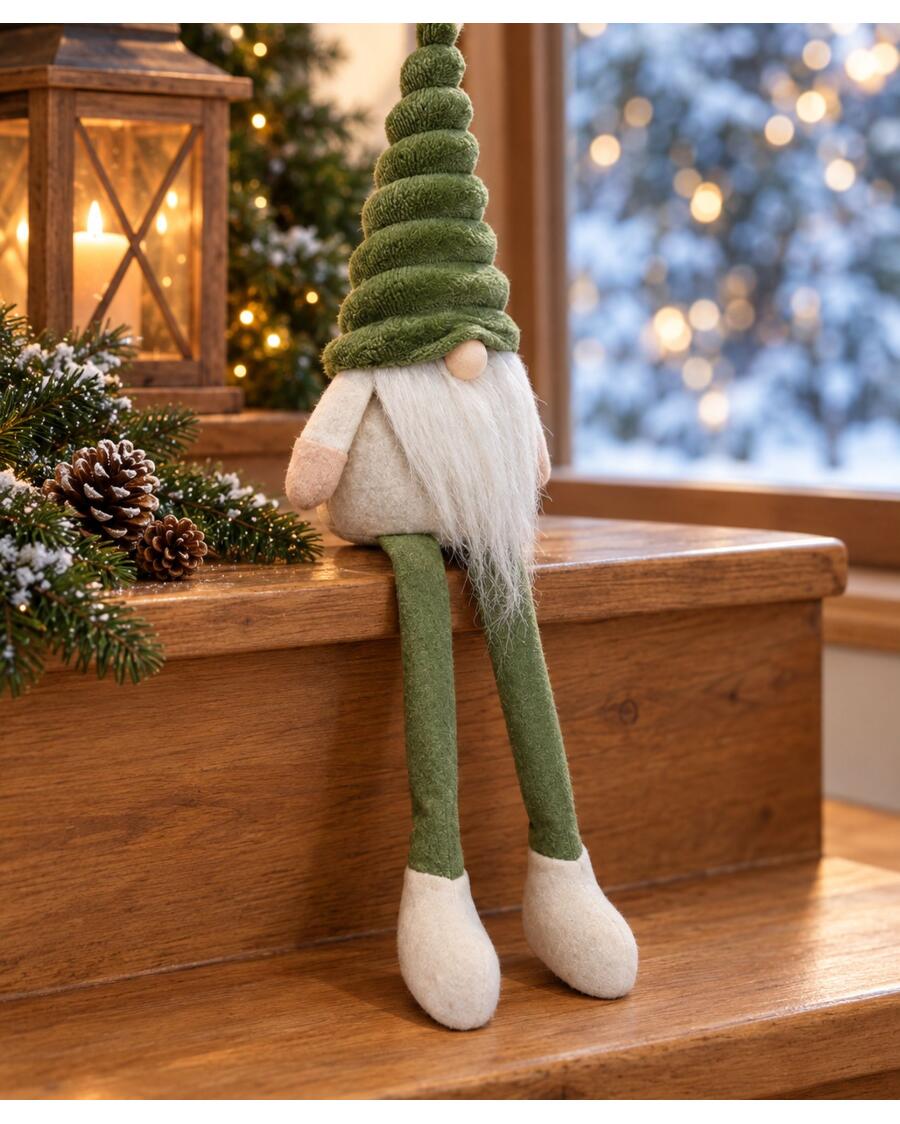 Deko-Wichtel Weihnachten, grün