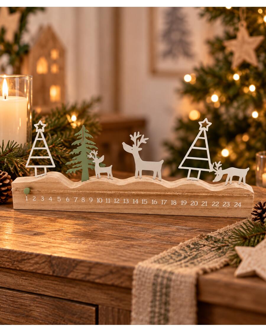Adventskalender Skala, mintgrün