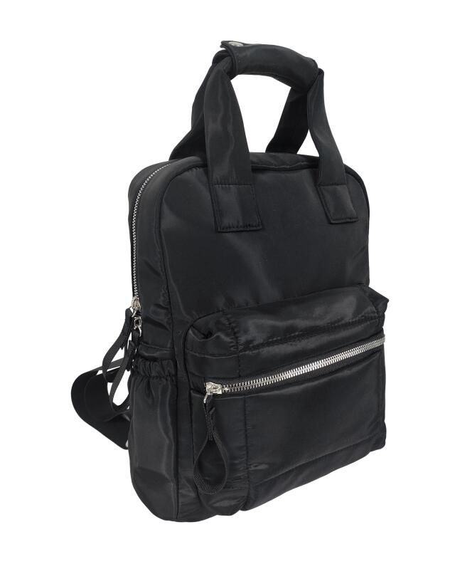 Sac à dos à empiècements latéraux femme, noir (KiK Rucksack mit Seiteneinsätzen (schwarz)) — KiK, produit allemand authentique au Maroc