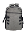 Laptop-Rucksack mit Seitenfächern grau