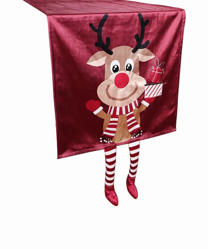 Tischläufer Weihnachten, rot