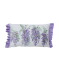 Samtkissen Lavendel weiß/lila