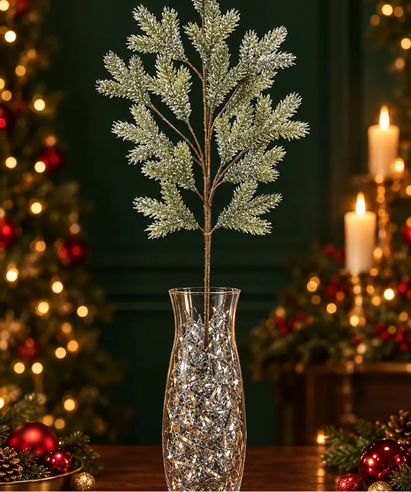 Kunstzweig Weihnachten, dunkelgrün