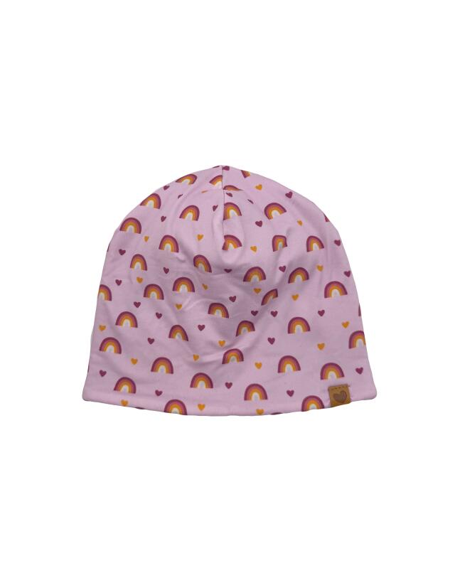 Bonnet doublé polaire garçon, rose clair — KiK, produit allemand authentique au Maroc