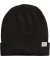 Beanie mit Umschlag schwarz