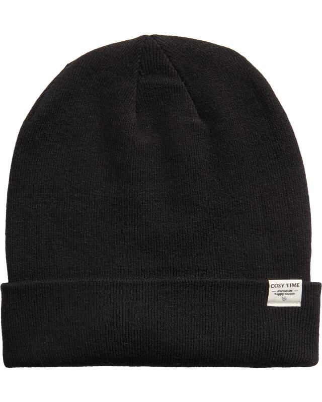 Bonnet à revers femme, noir — KiK, produit allemand authentique au Maroc