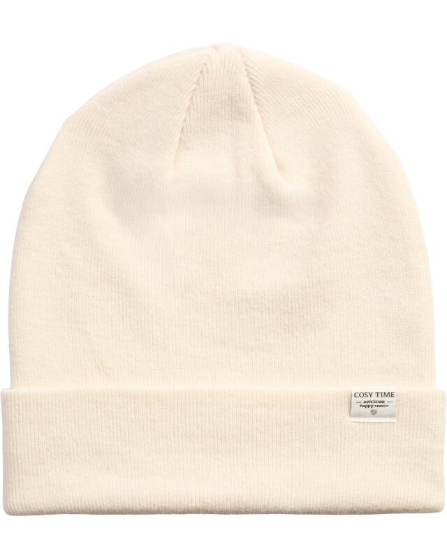 Bonnet à revers femme, blanc cassé — KiK, produit allemand authentique au Maroc