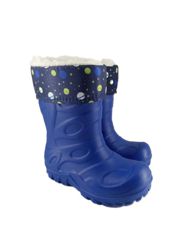 Lined wellies for girls, blue (KiK Gefütterte Regenstiefel (blau)) — KiK, authentic German product in Morocco