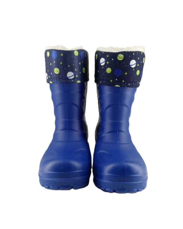 Lined wellies for girls, blue (KiK Gefütterte Regenstiefel (blau)) — KiK, authentic German product in Morocco