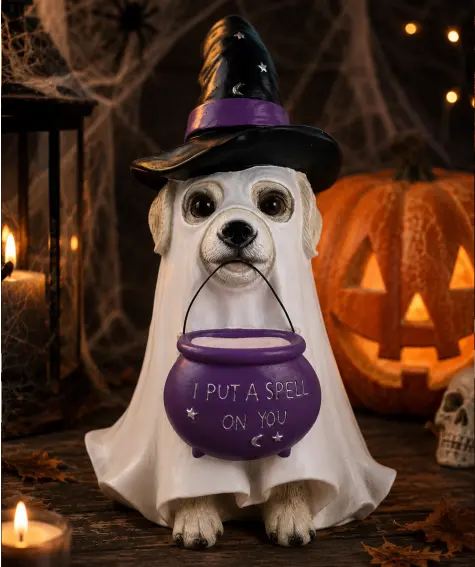 Figurka dekoracyjna na Halloween w kształcie zwierzęcia