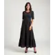 Vestido con corte escalonado