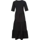 Vestido con corte escalonado