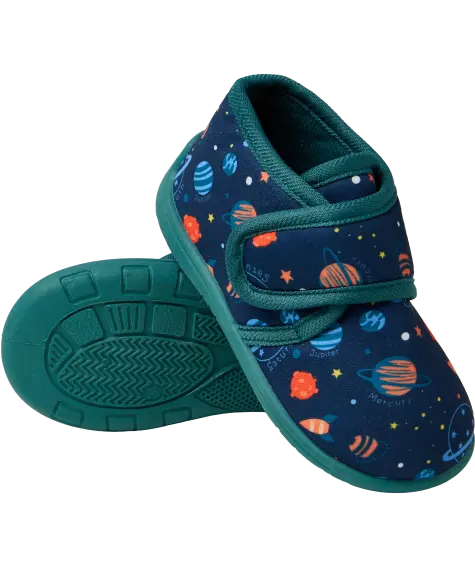 Kindergartenschuhe Weltraum