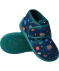 Kindergartenschuhe Weltraum blau bedruckt