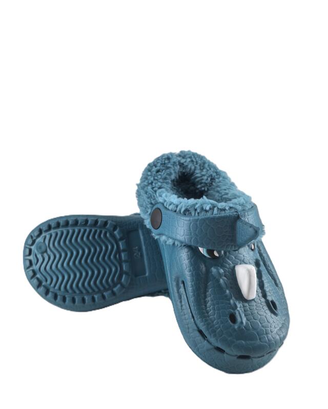 Clogs crocodile garçon, bleu pétrole (KiK Clogs Krokodil (petrol)) — KiK, produit allemand authentique au Maroc