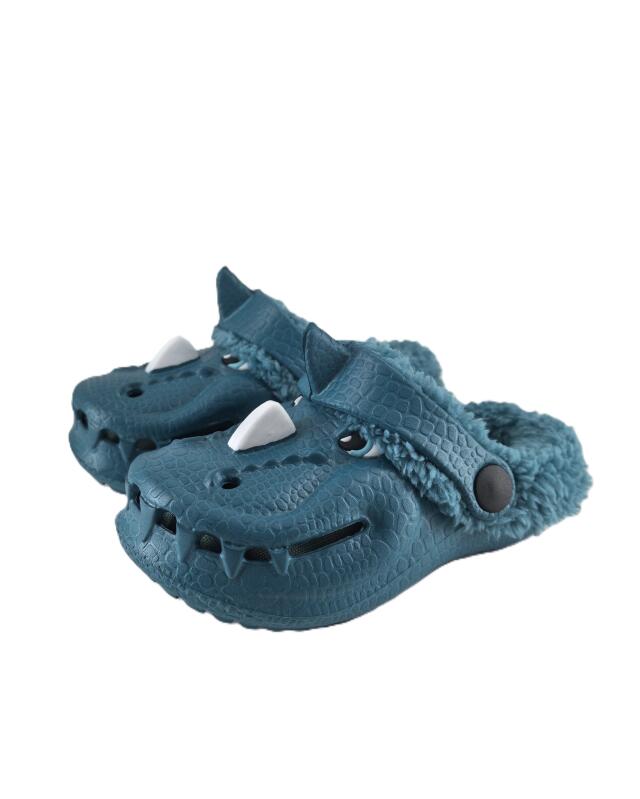 Clogs crocodile garçon, bleu pétrole (KiK Clogs Krokodil (petrol)) — KiK, produit allemand authentique au Maroc