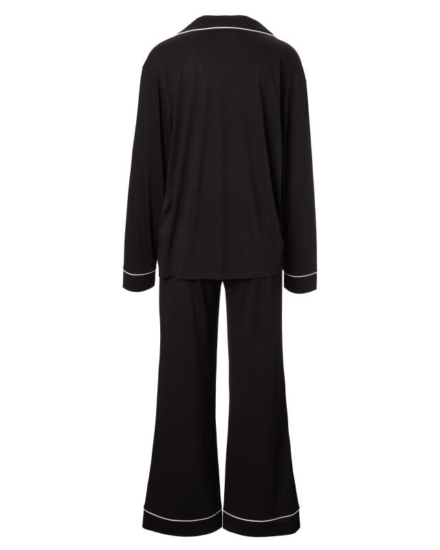 Wide-leg pyjamas for women, black (KiK Pyjama mit weitem Bein (schwarz)) — KiK, authentic German product in Morocco