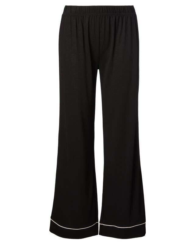 Wide-leg pyjamas for women, black (KiK Pyjama mit weitem Bein (schwarz)) — KiK, authentic German product in Morocco