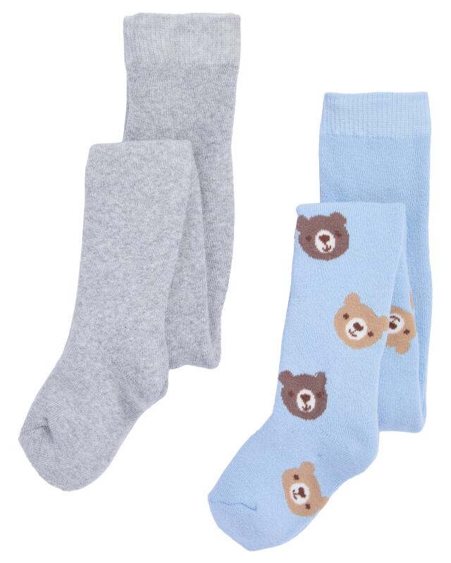 Collants en éponge intégrale bébé fille, bleu (KiK Vollfrottee-Strumpfhosen (blau)) — KiK, produit allemand authentique au Maroc