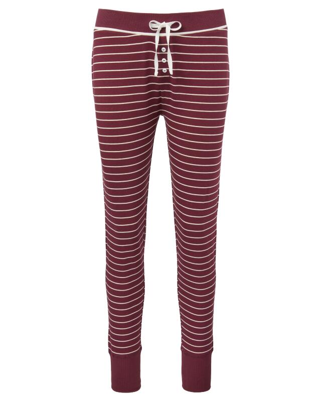 Striped pyjama bottoms for women, purple (KiK Gestreifte Pyjamahose (lila)) — KiK, authentic German product in Morocco