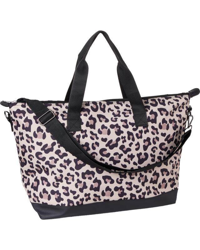 Sac de voyage imprimé léopard femme, imprimé léopard (KiK Reisetasche mit Leo-Print (Leopardendruck)) — KiK, produit allemand authentique au Maroc