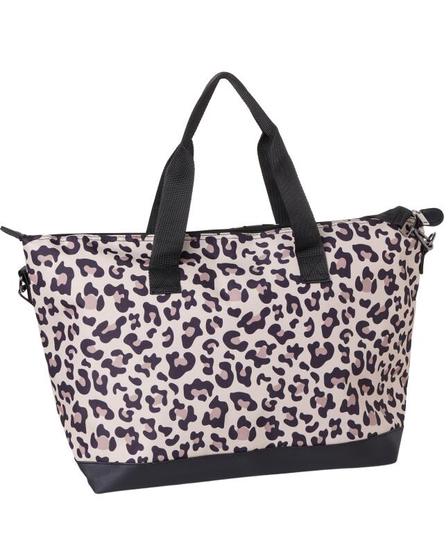 Sac de voyage imprimé léopard femme, imprimé léopard (KiK Reisetasche mit Leo-Print (Leopardendruck)) — KiK, produit allemand authentique au Maroc