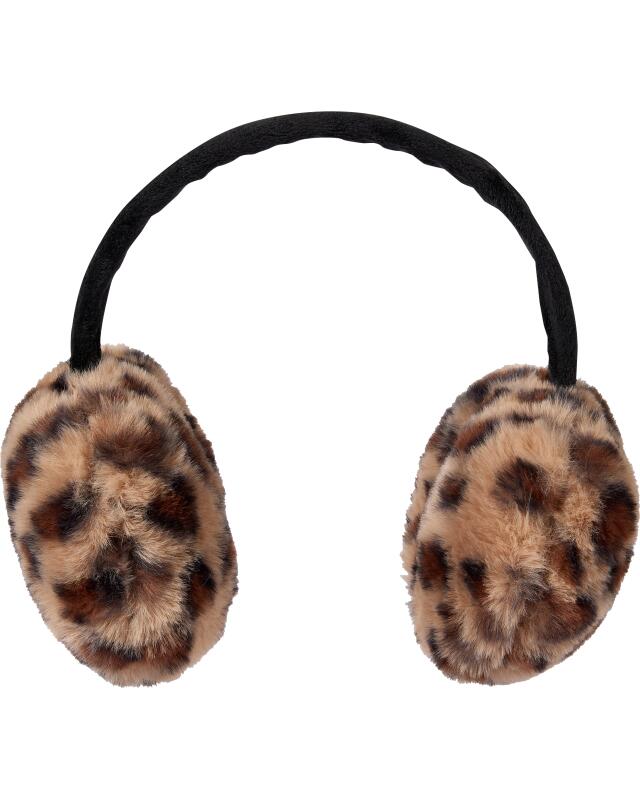 Cache-oreilles léopard femme, imprimé léopard (KiK Ohrenwärmer Leo (Leopardendruck)) — KiK, produit allemand authentique au Maroc