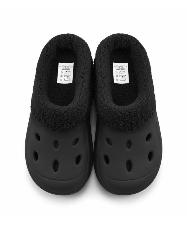 Clogs femme, noir (KiK Einfarbige Clogs (schwarz)) — KiK, produit allemand authentique au Maroc