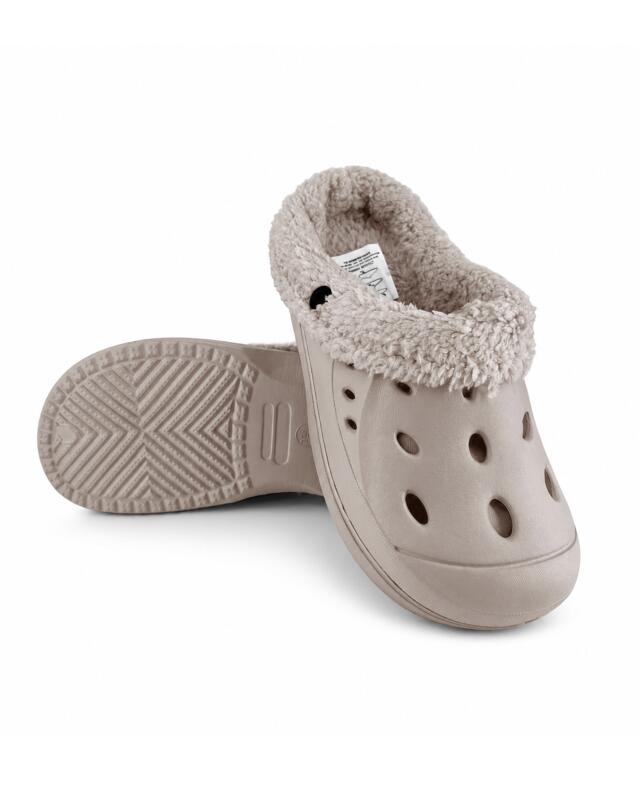Clogs femme, beige — KiK, produit allemand authentique au Maroc