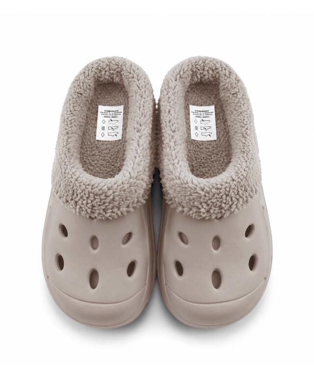 Clogs femme, beige (KiK Einfarbige Clogs (Beige)) — KiK, produit allemand authentique au Maroc