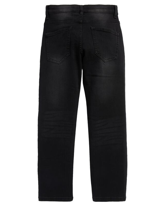 Jean à délavage noir garçon, jean noir (KiK Jeans mit schwarzer Waschung (Denim black)) — KiK, produit allemand authentique au Maroc