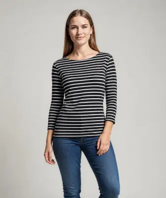 Shirt mit 3/4-Ärmeln