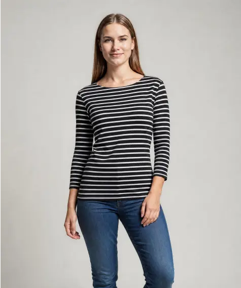 Shirt mit 3/4-Ärmeln