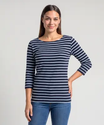 Shirt mit 3/4-Ärmeln