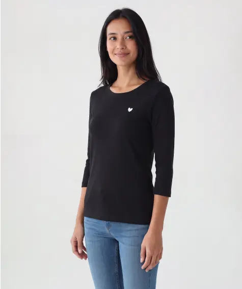 Shirt mit Stickerei