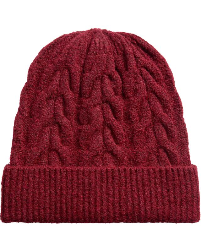 Bonnet en tricot femme, violet — KiK, produit allemand authentique au Maroc