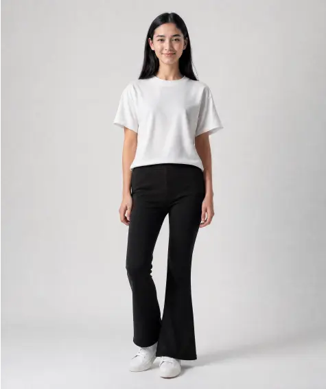 Schwarze Thermo-Leggings
